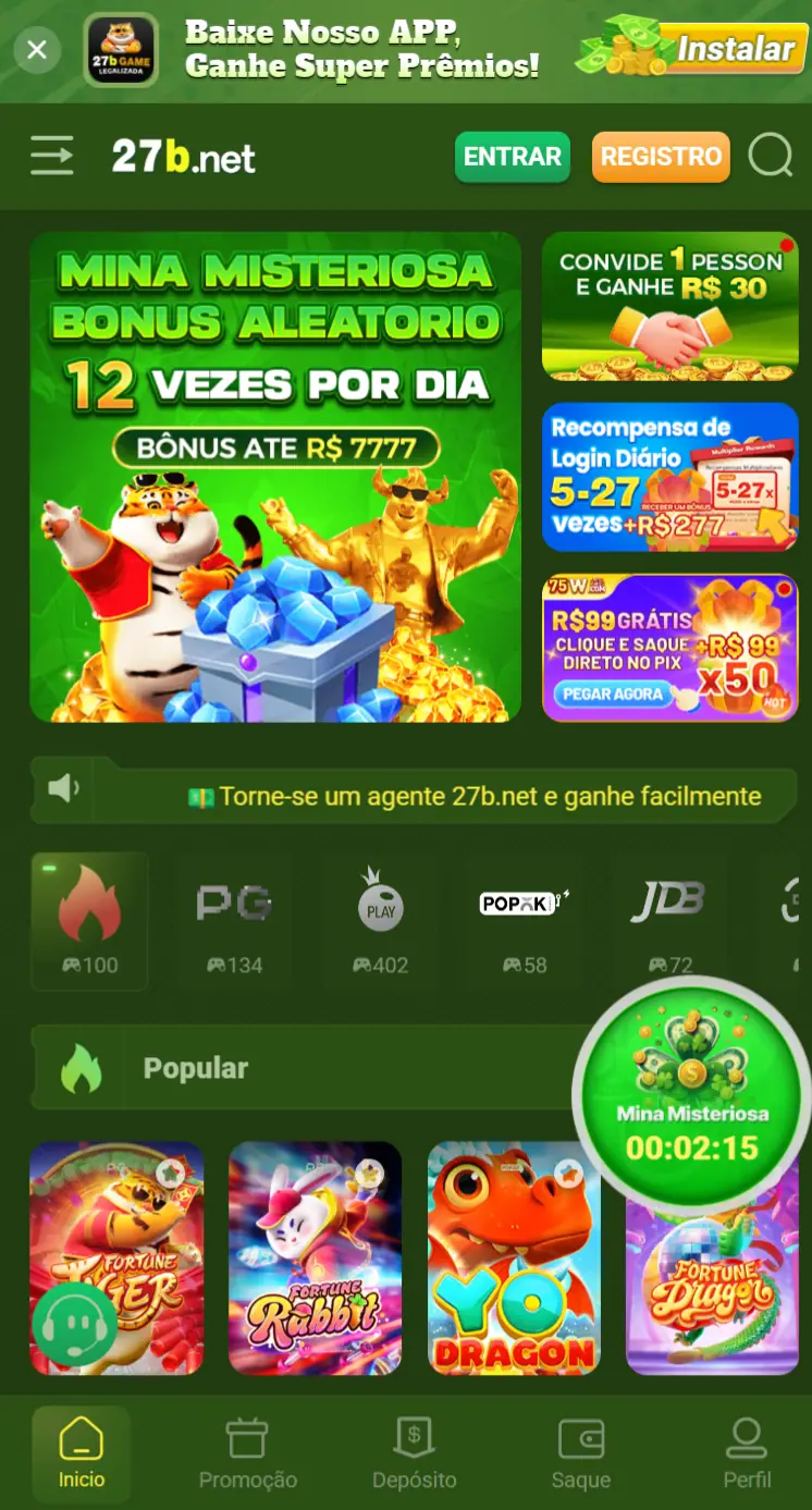27b Experimente jackpot progressivo confiável Entre no Jogo